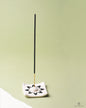 Handmade Ceramic Small Square Shape Incens Stick Holder