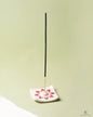 Handmade Ceramic Small Square Shape Incens Stick Holder